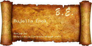 Bujella Énok névjegykártya